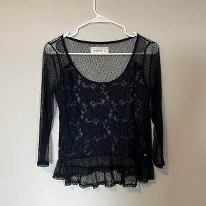 ✨HP✨ Abercrombie & Fitch Floral Long Sleeve Top